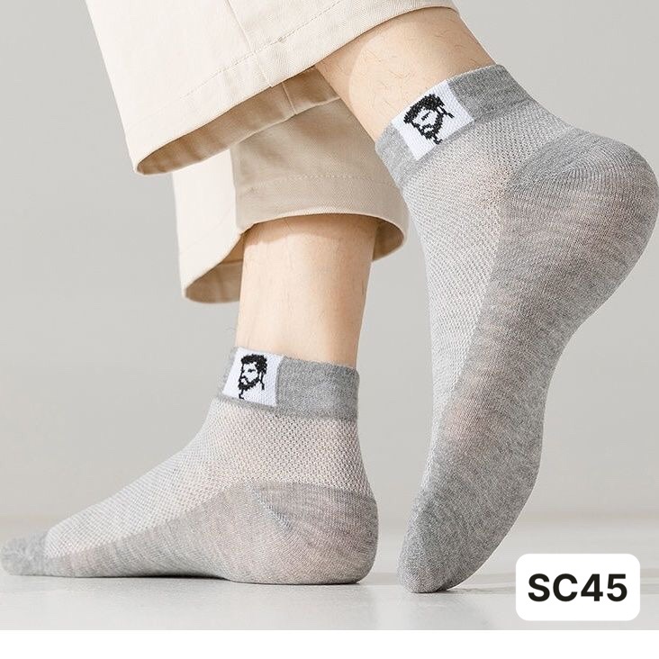 Tất vớ nam thông hơi thoáng khí , khử mùi hôi chân SC45