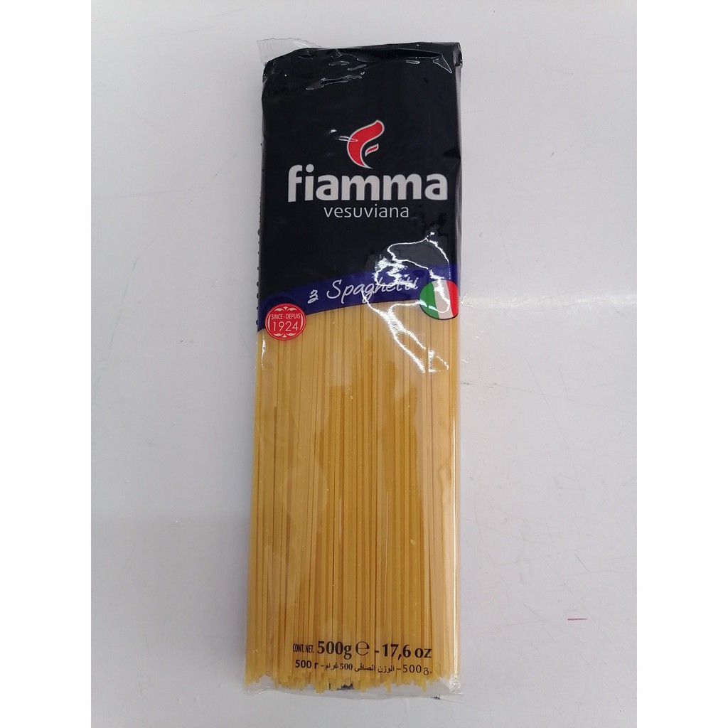 [500g] Mỳ Ý số 3 [Italia] FIAMMA No.3 Spaghetti (halal) (atu-hk)
