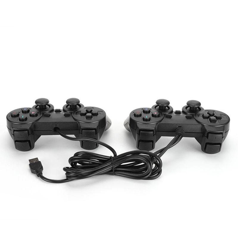 208-2 USB Vibration Double Action Gamepad Game Controller Joystick for PC Computer