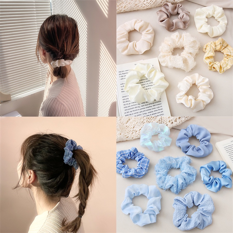 Dây Buộc Tóc Cao Su Co Giãn Dành Cho Nữ Tập Thể Thao Gym