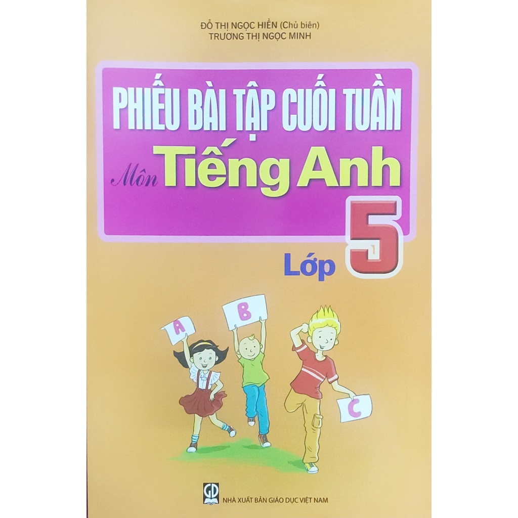 Sách - Phiếu bài tập cuối tuần Tiếng anh lớp 5