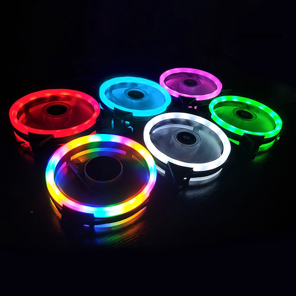 Quạt tản nhiệt có đèn RGB 12cm không gây tiếng ồn cho PC