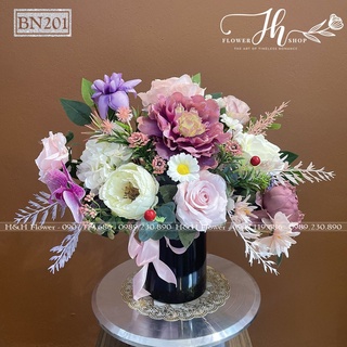 Bình Hoa Để Bàn Trang Trí Giá Rẻ - HOA LỤA CAO CẤP GIÁ RẺ