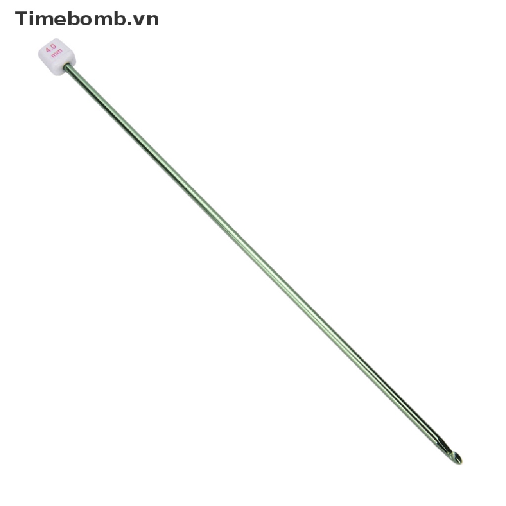 Set 11 kim móc len tunisian / afghan bằng nhôm nhiều màu sắc 10.6&quot; 2-8mm