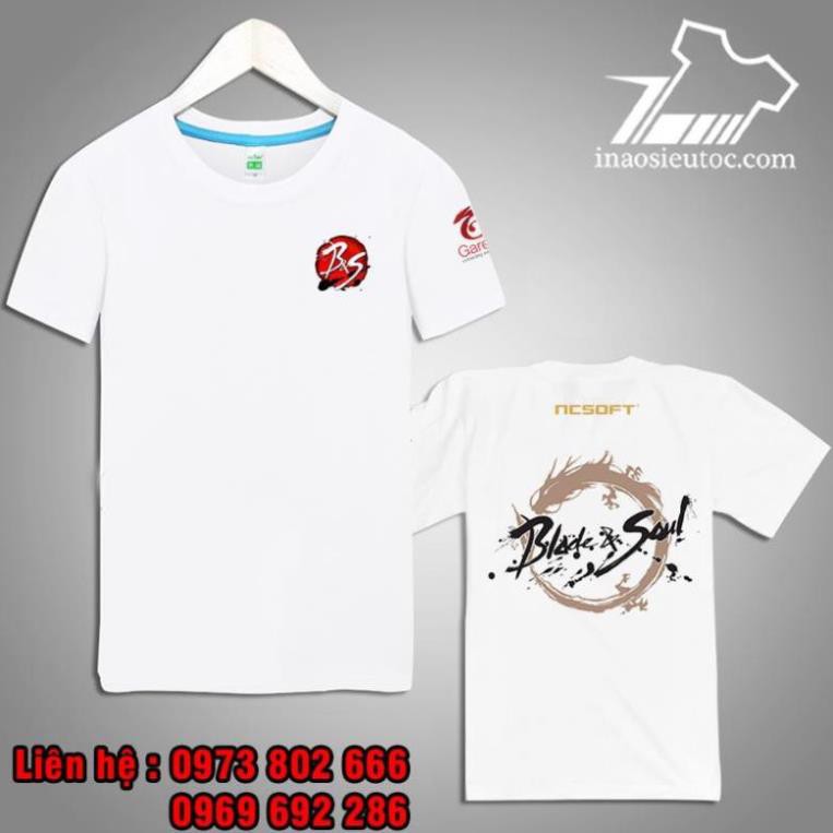 🔥HOT🔥 Áo thun Blade & Soul đẹp ⚡ Mẫu áo in hình Game thủ được yêu thích nhất Bns ་ ྇