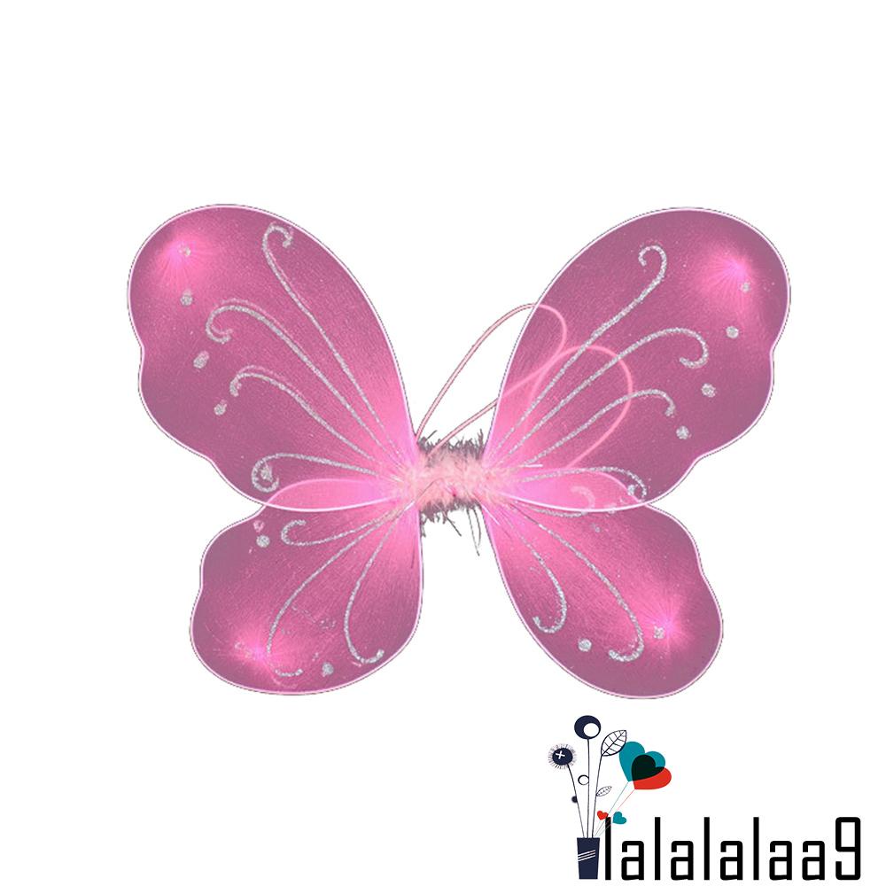 Set Cánh Bướm Và Chân Váy Xòe Hóa Trang Cho Bé Gái