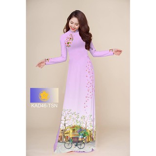 Vải Áo Dài Tằm Ý, Lụa Nhật  KAD47
