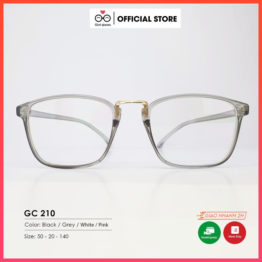 Gọng kính cận nam nữ nhựa dẻo siêu bền, dáng mắt vuông,nhiều màu Lani 210 - Lắp Mắt Cận Theo Yêu Cầu