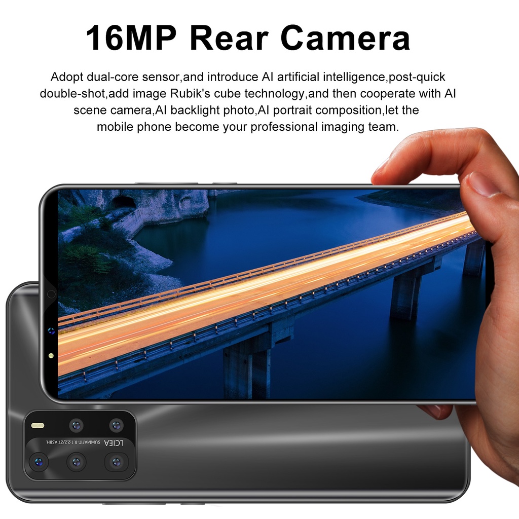 Điện thoại di động P48 Pro 64GB /128Gbộ nhớ lớn, điện thoại chơi game Android 5G hai SIM toàn màn hình hoàn toàn mới