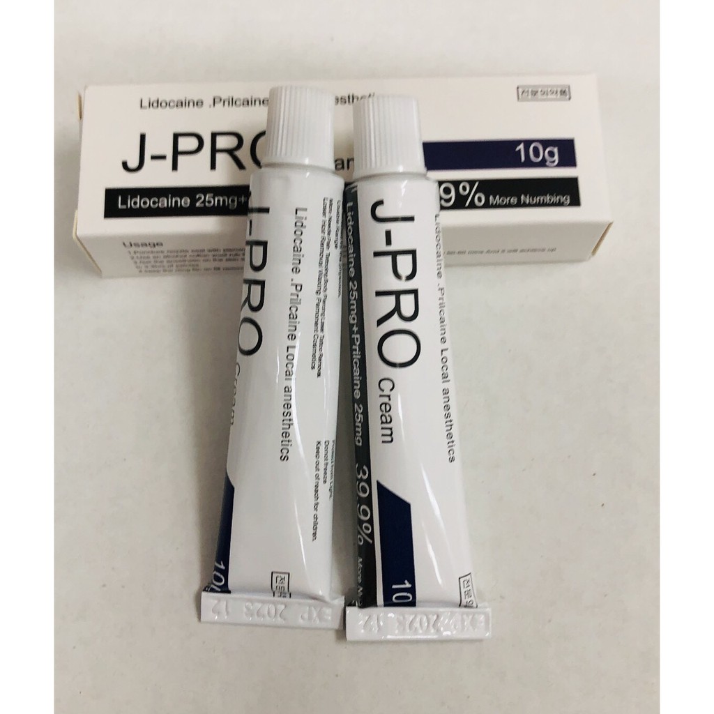 2 tuýt J-PRO kem bôi thích hợp lông mày.