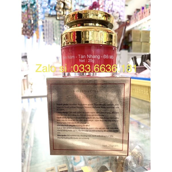 [chuẩn hàng]kem axury collagen+ gold hết nám-tan nhang-đôi môi hủ 25g