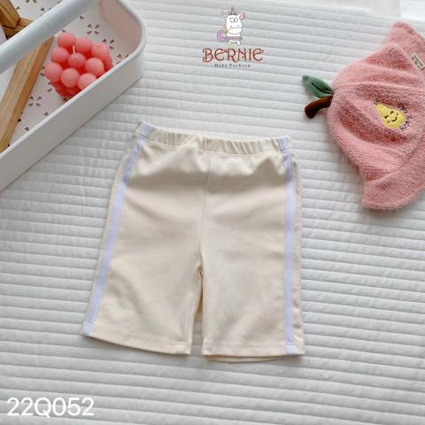 Quần legging bé gái phong cách thể thao, quần ngố bé gái xinh xắn, cotton mềm