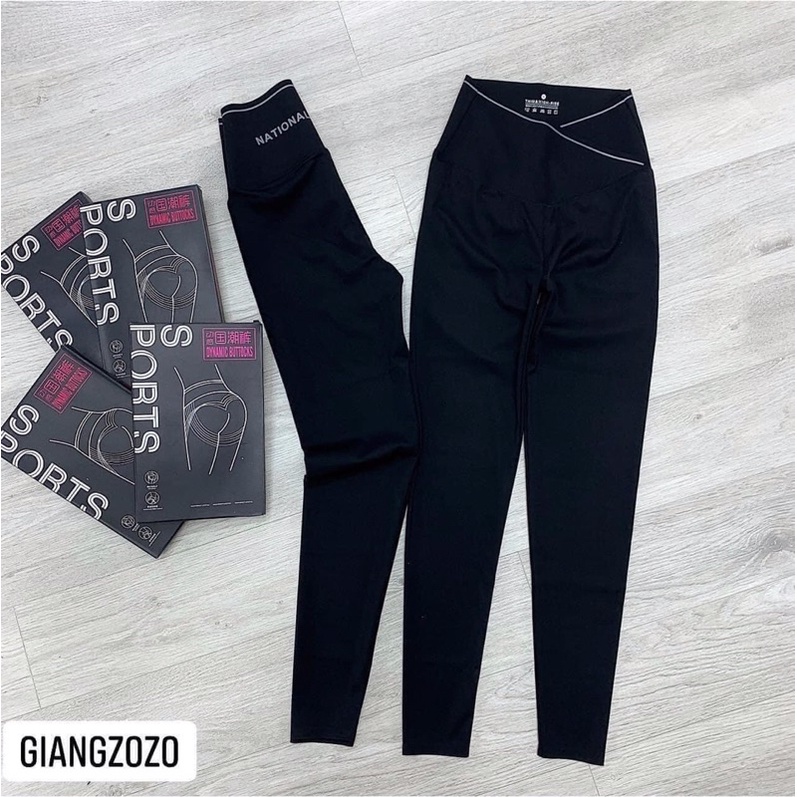 Quần Legging Hộp Cạp Chữ Đan Chéo