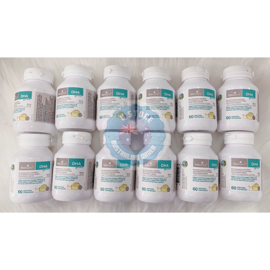 Bio island DHA cho bé - giúp bé phát triển trí não