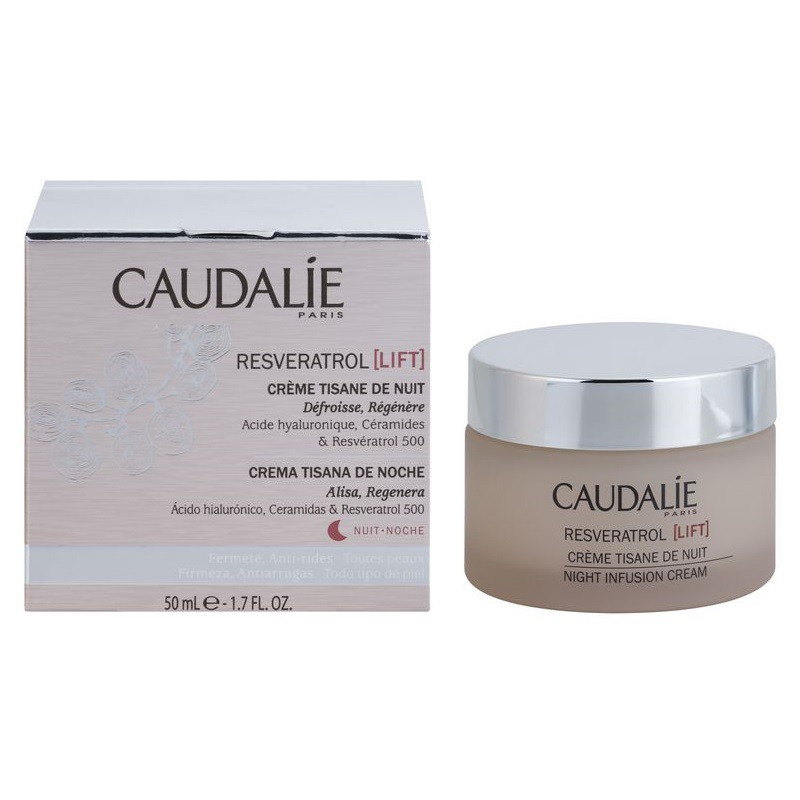 KEM DƯỠNG ĐÊM XOÁ NHĂN CHỐNG LÃO HOÁ , TRẺ HOÁ DA CAUDALIE RESVERATROL LIFT CREME TISANE DE NUIT