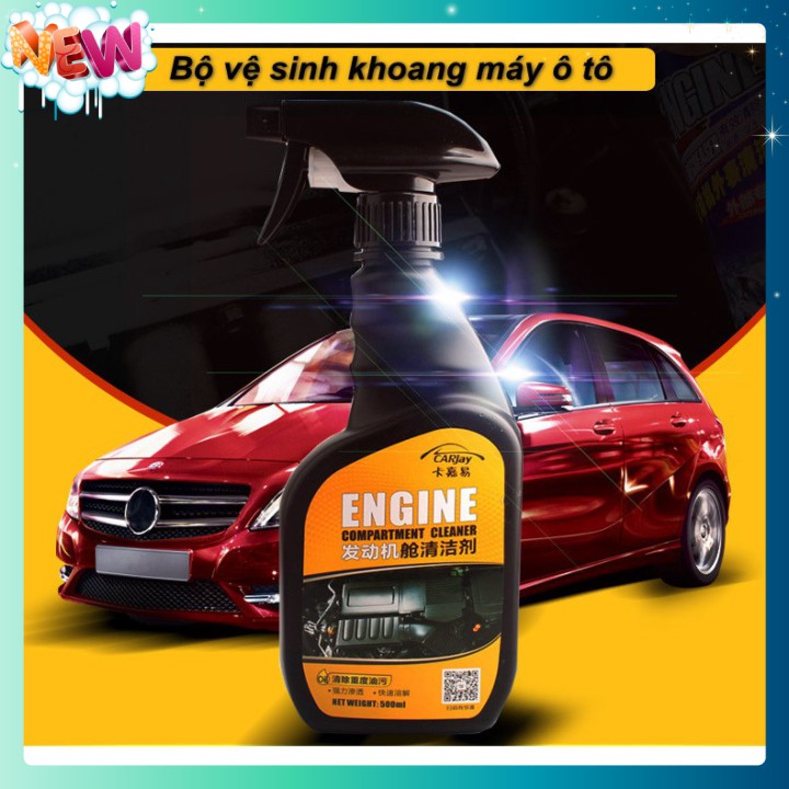 🇳 🇪 🇼®️ Bộ vệ sinh khoang máy ô tô ENGINE COMPARTMENT CLEANER 500ML