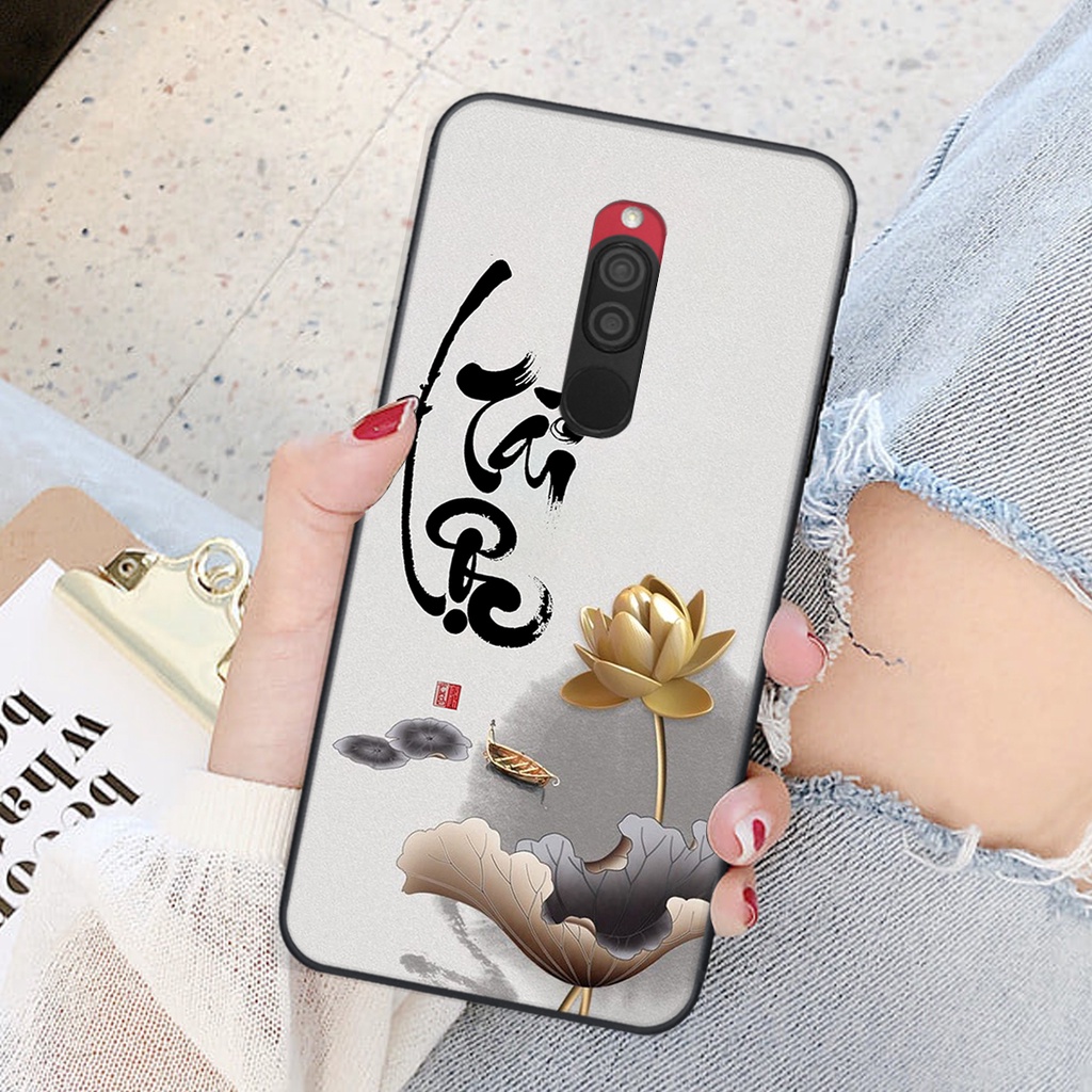 Ốp lưng Xiaomi REDMI 8 in hình chữ tài chữ lộc, Cha Mẹ, bình an SIÊU ĐẸP