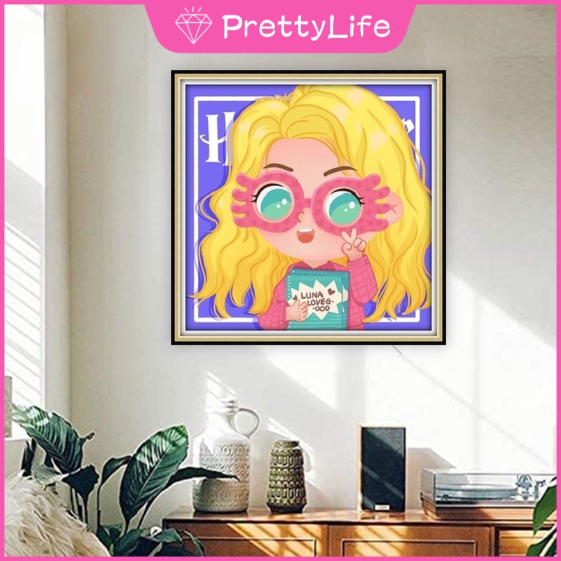 Bộ Tranh Đính Đá Tự Làm Họa Tiết Hoạt Hình Harry Potter Độc Đáo