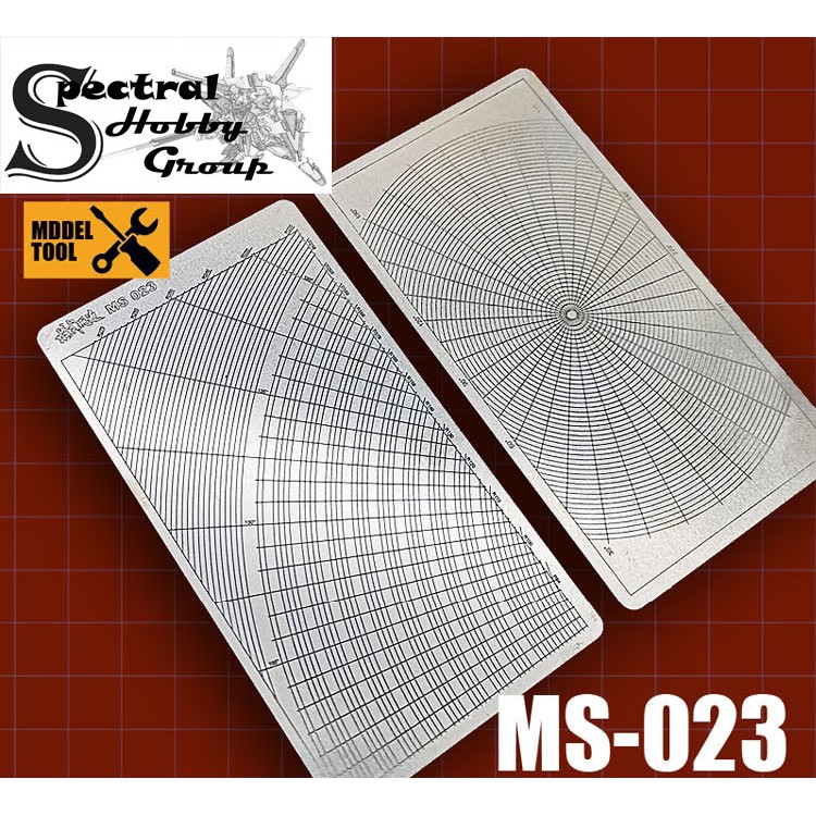 Dụng cụ mô hình Metal masking đường thẳng - hình tròn MS023 MS024 023 024 - Tool hobby