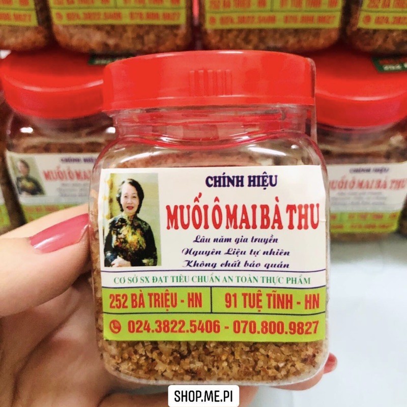 Muối ô mai Hà Nội CHÍNH HIỆU BÀ THU 100gr - 252 Bà Triệu