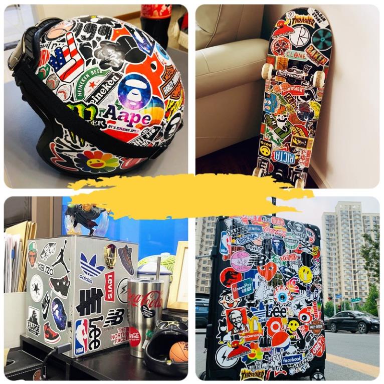 Sticker trang trí sổ KOGANO set 50 sticker trang trí sổ họa tiết hoạt hình vui nhộn SS-001419