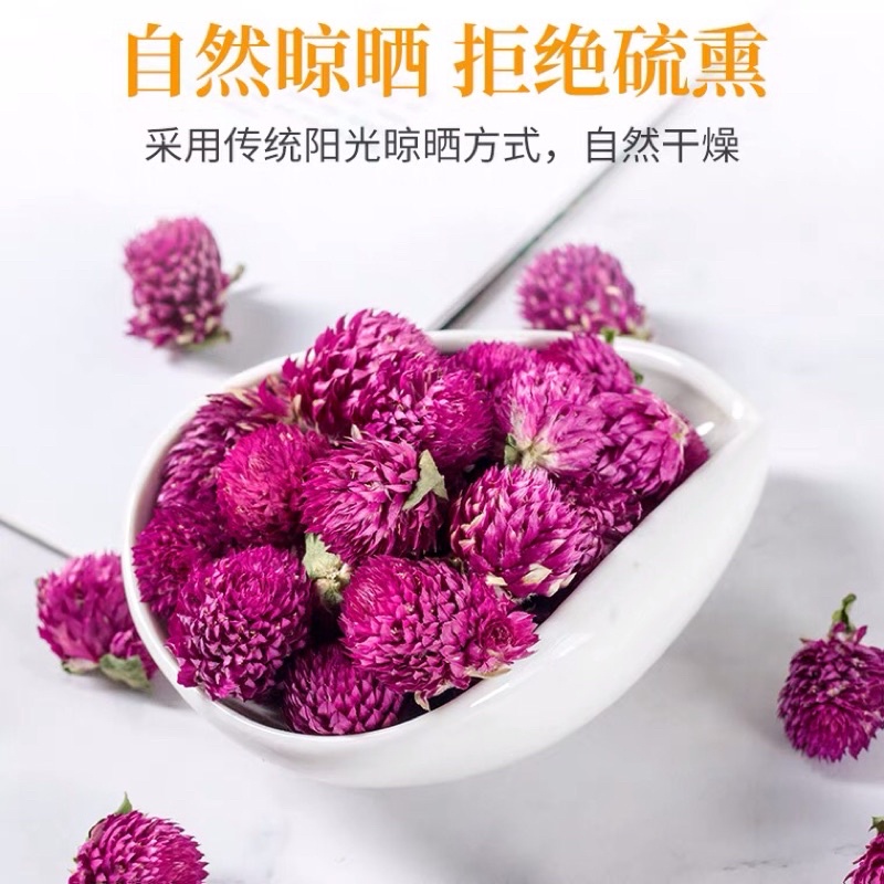 (HOA ĐẸP, KHÔNG VỤN) Hoa Cúc Bách Nhật Sấy Khô 100gr
