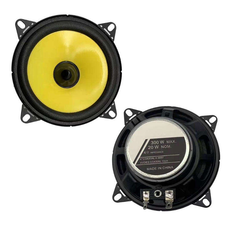 Set 2 Loa Xe Hơi Kích Thước Nhỏ Gọn 4inch