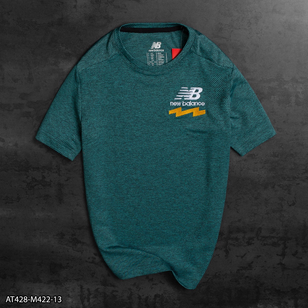 ÁO THUN THỂ THAO NAM NB AT428- VNXK - LOGO THÊU