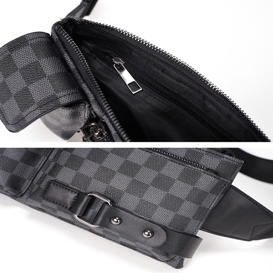 Túi bao tử nam nữ mini đi chơi giá rẻ RIKY túi đeo chéo nam nữ lv chống nước thời trang unisex cao cấp