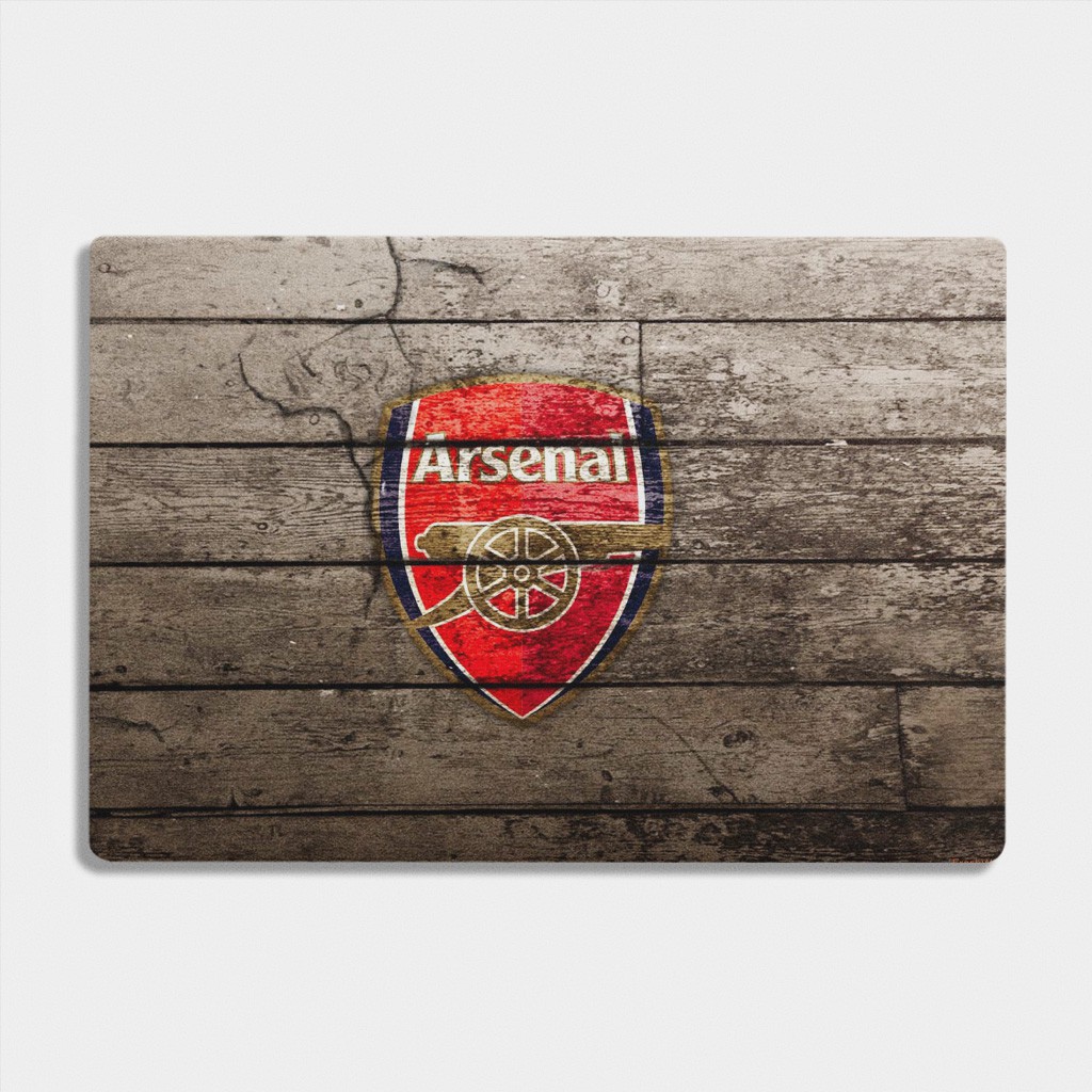 Bộ skin dán laptop mẫu Logo Arsenal / Có mẫu decal dán cho tất cả các hãng máy tính