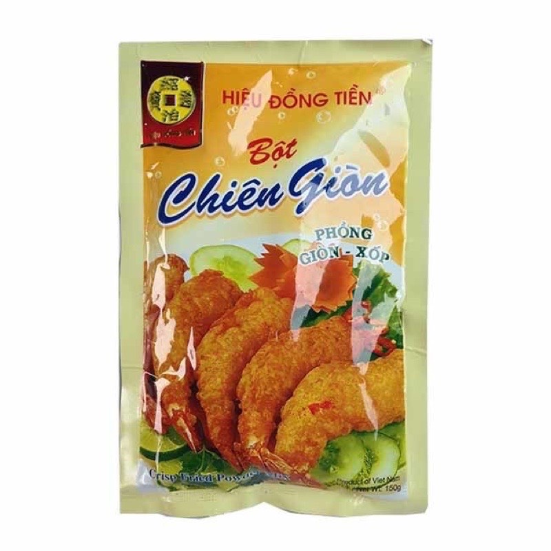 BỘT CHIÊN GIÒN , CHIÊN GÀ TÔM... HIỆU ĐỒNG TIỀN 150gr