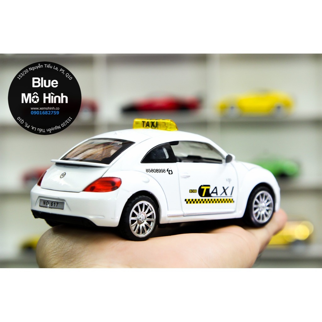 Blue mô hình | Xe mô hình taxi Volkswagen Beetle 1:32