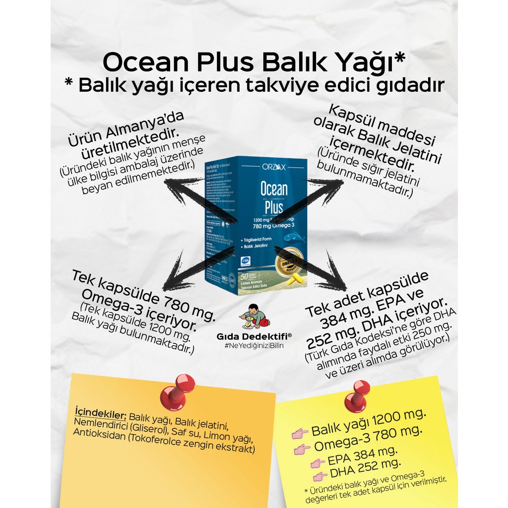 Dầu cá Omega 3 Orzax Ocean plus vỉ 30 viên hỗ trợ sức khỏe tim mạch, não bộ