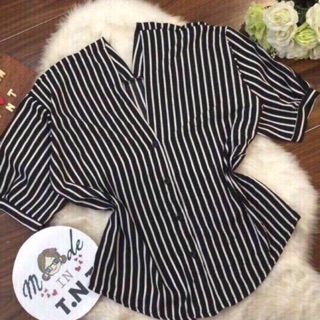 ✖️Sơ Mi Kẻ Sọc V