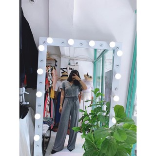 Plussize jumsuit pink rose xuất xịn bigsize