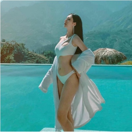 Bikini Một Mảnh Lệch Vai Cut Out Nhiều Màu KONKUN MS41