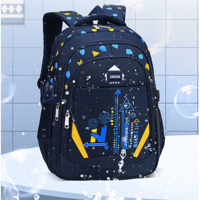 Balo Thời Trang Học Sinh Siêu nhẹ, Chống Nước Cao Cấp Nhập Khẩu size 42cm