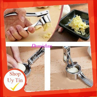 [XẢ KHO NGHỈ BÁN] Dụng Cụ Ép Tỏi Bằng Inox Hàng Nhật Nội Địa