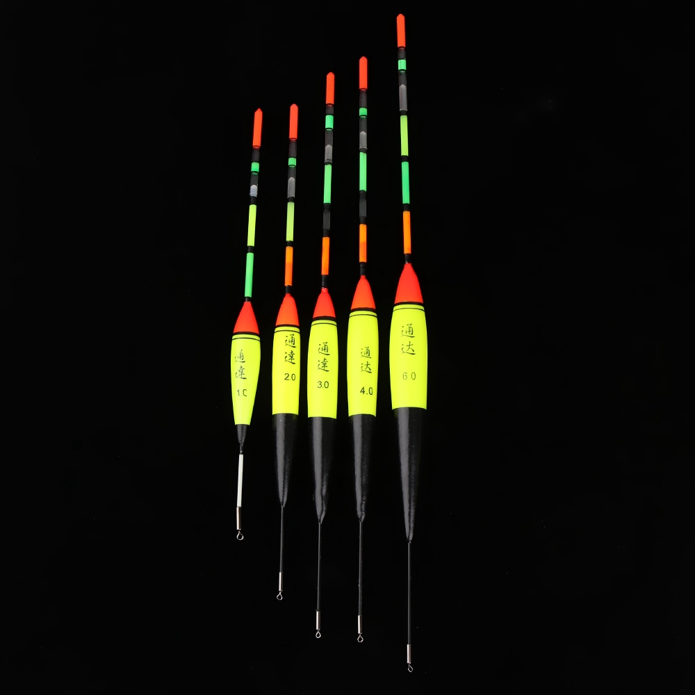 Bộ 2 Chiếc / Lốc Nóng 1.0# 2.0# 3.0# 4.0# 6.0# Phao Câu Cá Bằng Nhựa Dạ Quang Chuyên Dùng