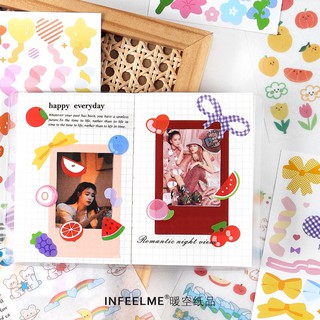 Sticker dán trang trí sổ vở DIY