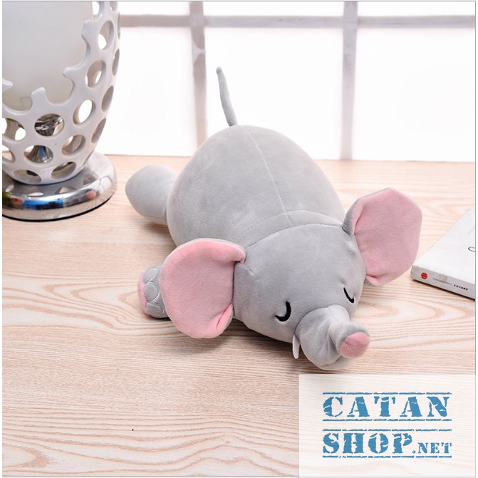 Gối Kê Cổ Chữ U Biến Hình Siêu CUTE, voi heo chim cánh cụt thun 4 chiều Siêu Mịn DL19