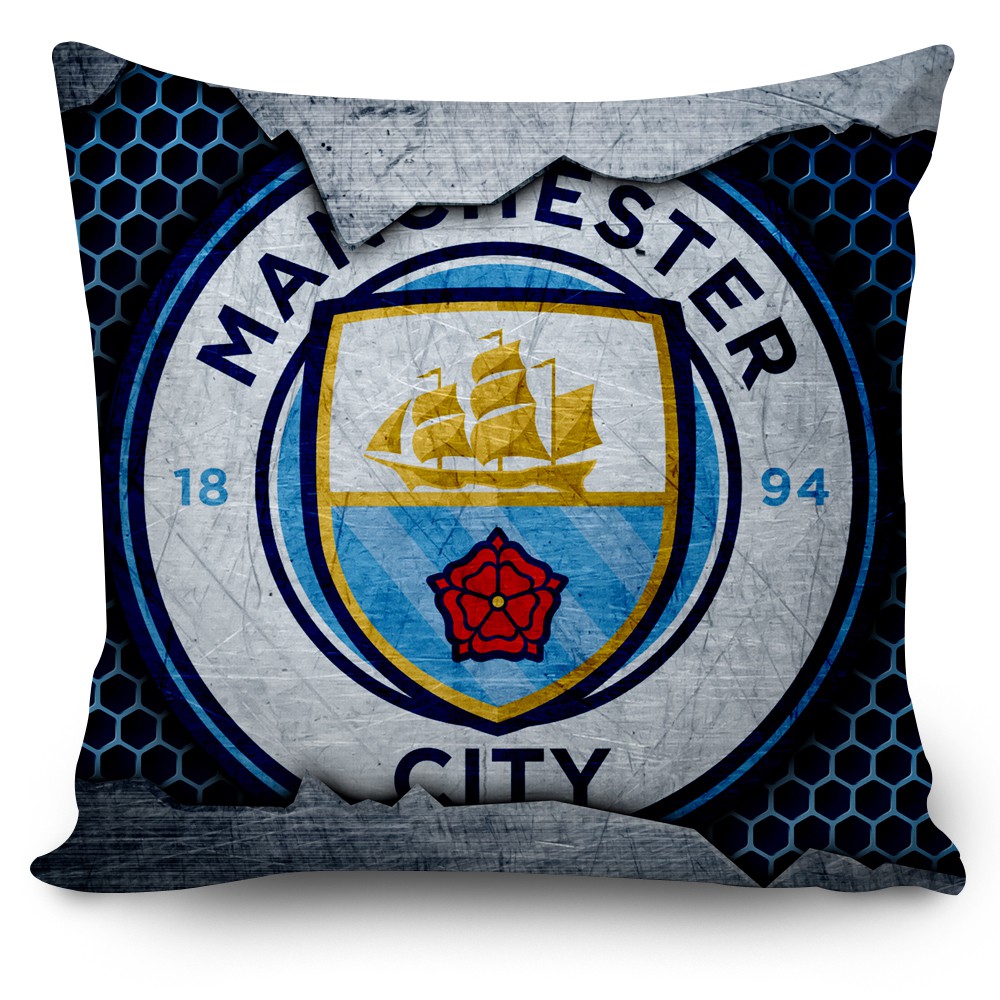 Vỏ Gối Sofa In Hình Thành Phố Manchester City Độc Đáo