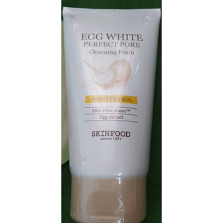 Sữa rửa mặt trứng skinfood egg white perfect pore cleansing foam