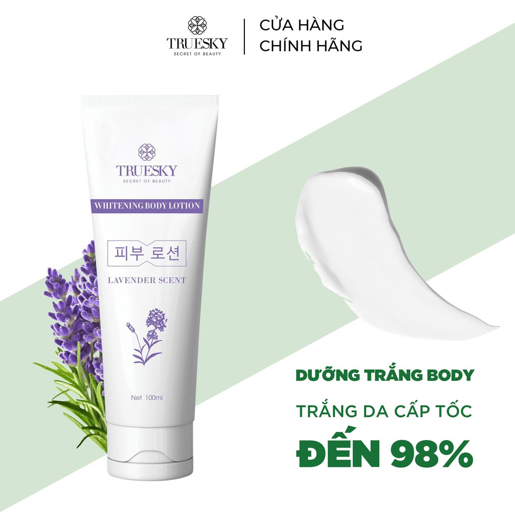 Kem dưỡng trắng da toàn thân hương nước hoa Lavender 100ml - Whitening Body Lotion