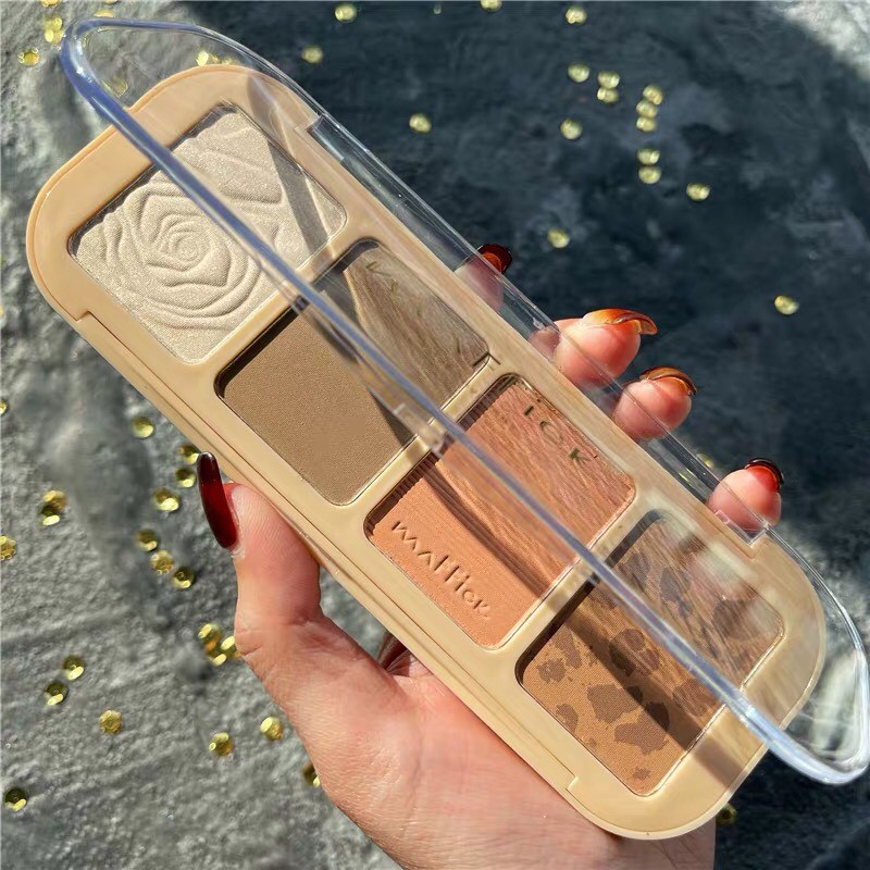 Bảng tạo khối 4 ô màu MAFFICK kèm highlight phấn má mỏng mịn tự nhiên Rose Covenat MAFI26 | BigBuy360 - bigbuy360.vn