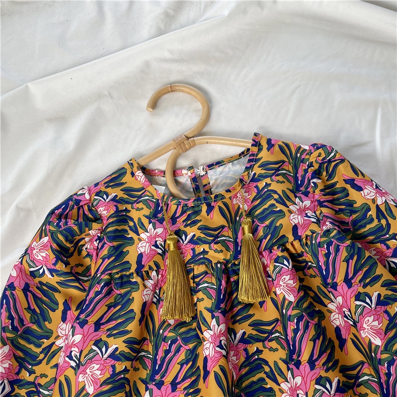 Đầm Thời Trang Mùa Thu Phong Cách Hàn Quốc Dành Cho Bé Gái