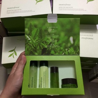 Set dưỡng da Trà xanh Mini