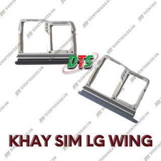 Khay sim lg Wing màu đen, bạc ( Khay sim thay thế cho LG Wing )