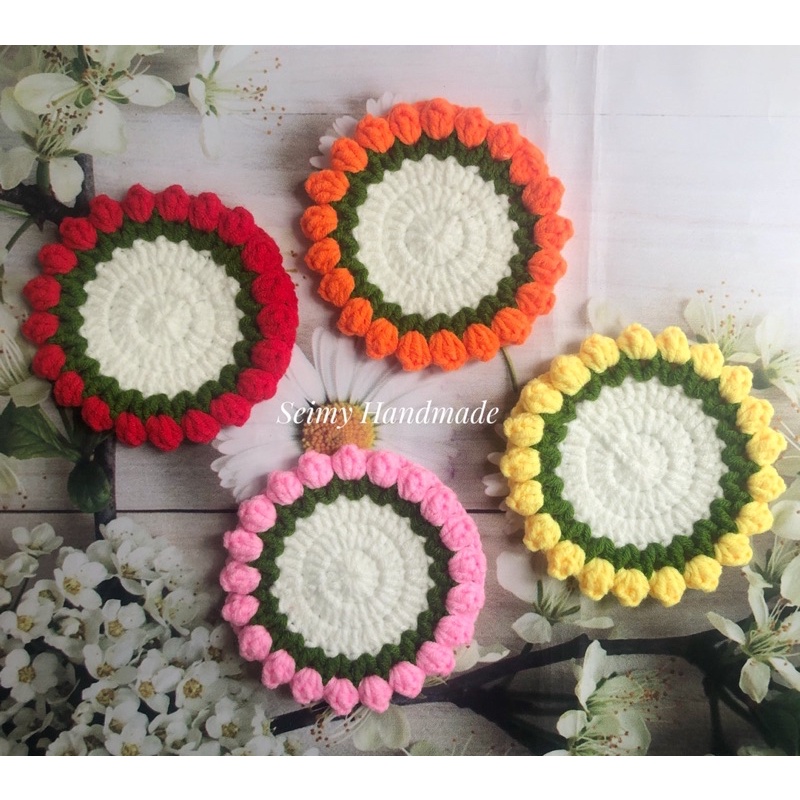 Đế lót ly bằng len