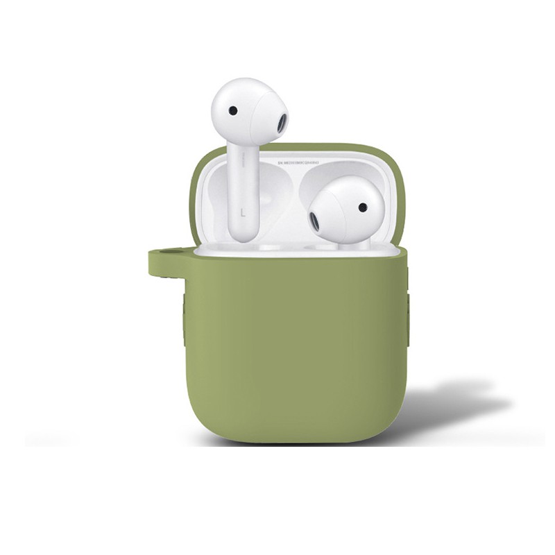 Vỏ hộp đựng tai nghe không dây silicone kèm móc chống mất cho OPPO Enco Free | BigBuy360 - bigbuy360.vn